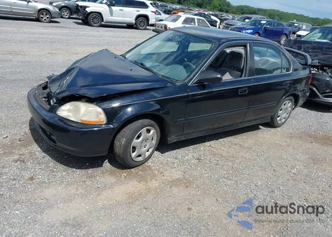 1998 Honda Civic Lx из США, поврежденный, VIN 2HGEJ6676WH615913